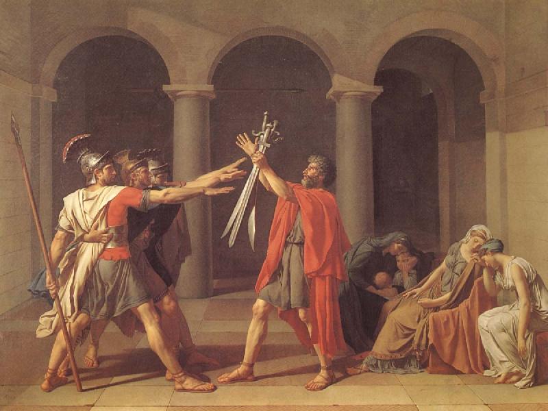 Jacques-Louis David Oath of the Horatii Sweden oil painting art